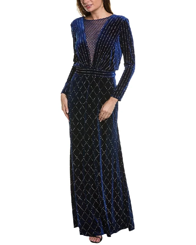 Budget-Friendly Fashion Tadashi Shoji Velvet Gown