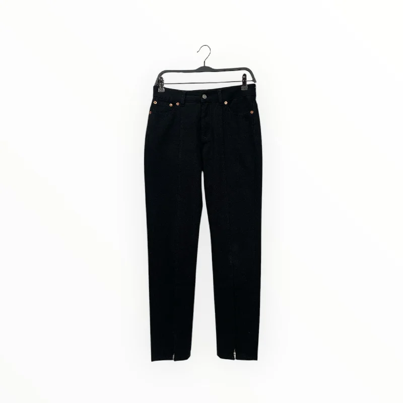 Eco Friendly Fashion Sale MM6/Bottoms/40/Black/Cotton/S62LB0050