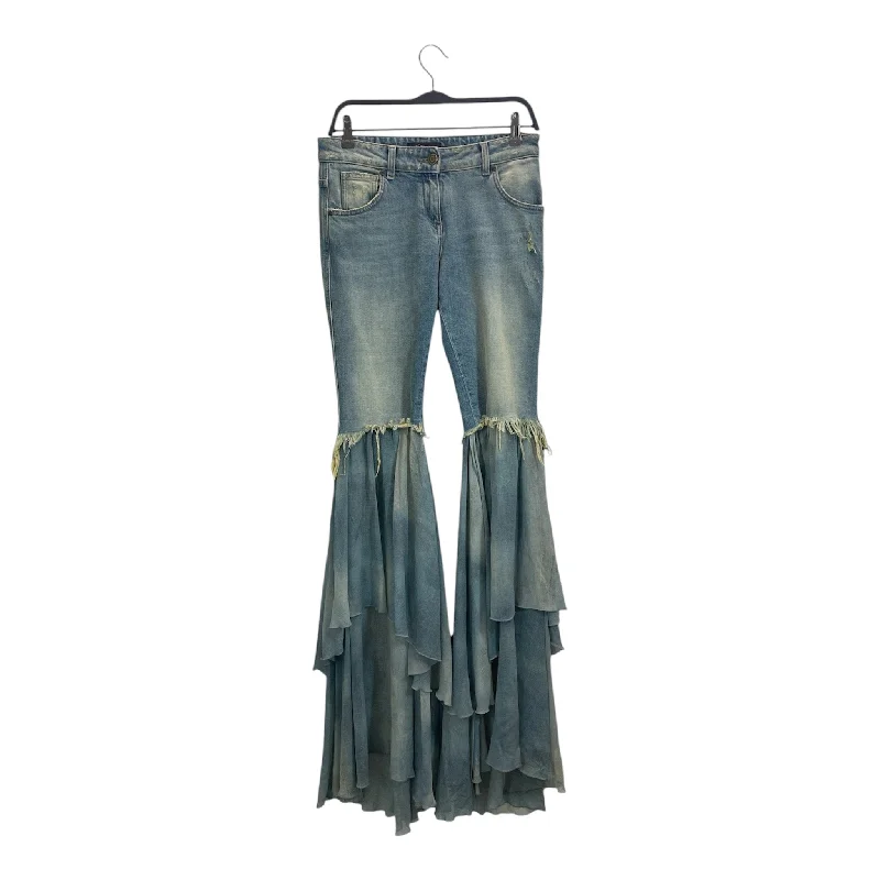 Clearance Event BLUMARINE/Bottoms/4/Denim/BLU/FLOUNCE JEANS