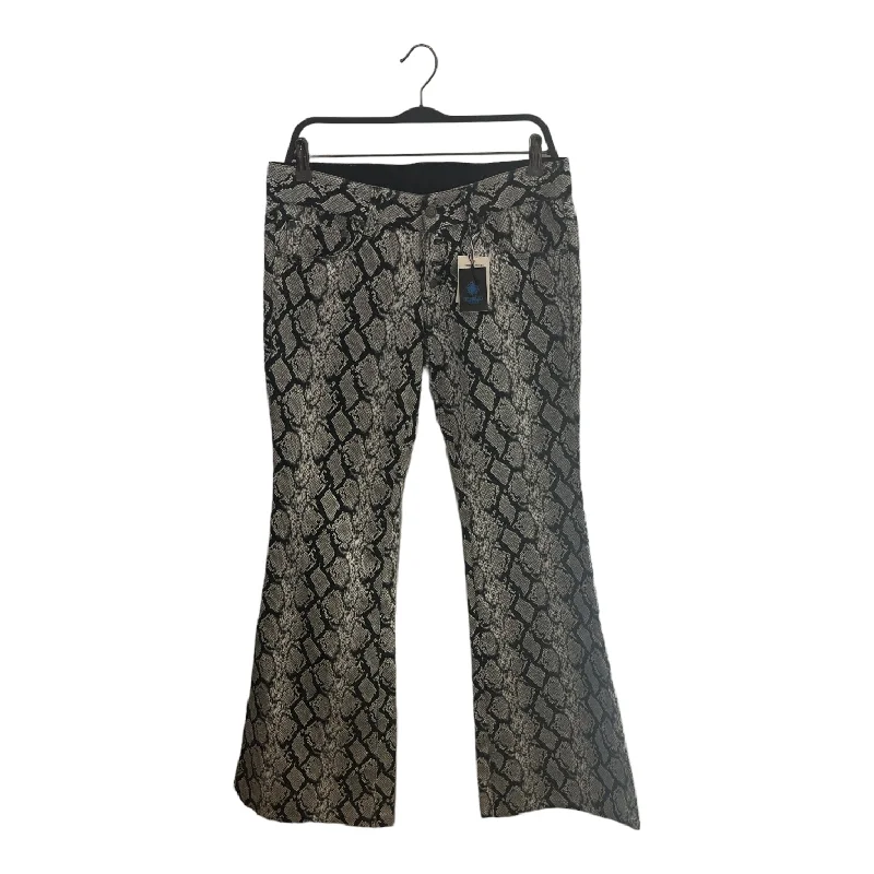 Trendy Fashion Sale TORNADO MART/Wide Leg Pants/M/Animal Pattern/Cotton/BLK/