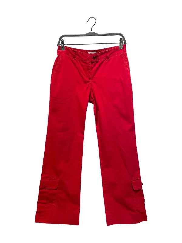 Anniversary Sale MOSCHINO/Cropped Pants/L/Cotton/RED/