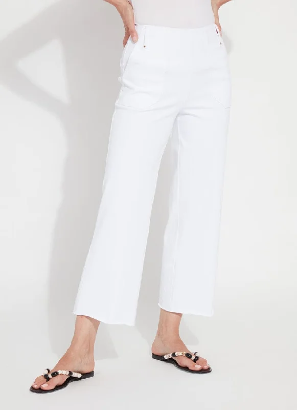 Sophisticated Cut Athena Wide Leg Crop (26" Inseam)