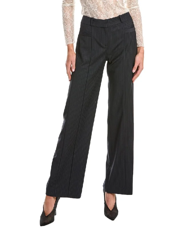 Trend Leading Collection ba&sh Pinstripe Wool-Blend Pant