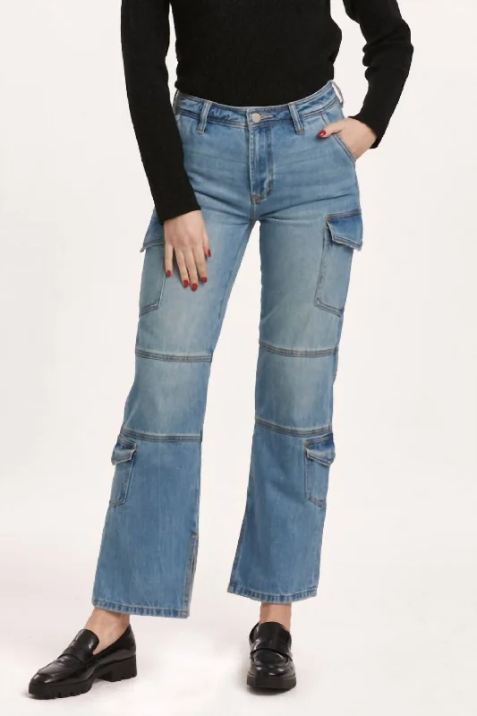 Comfort First Women's Wear Hudson Cargo Jeans In Vonna