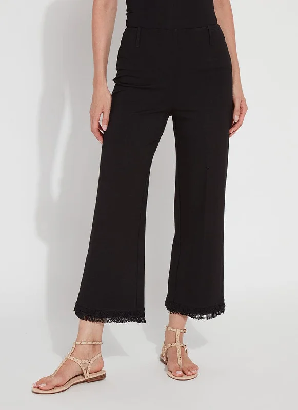 Special Occasion Wear Juliet Fringe Cropped Pant (24" Inseam)