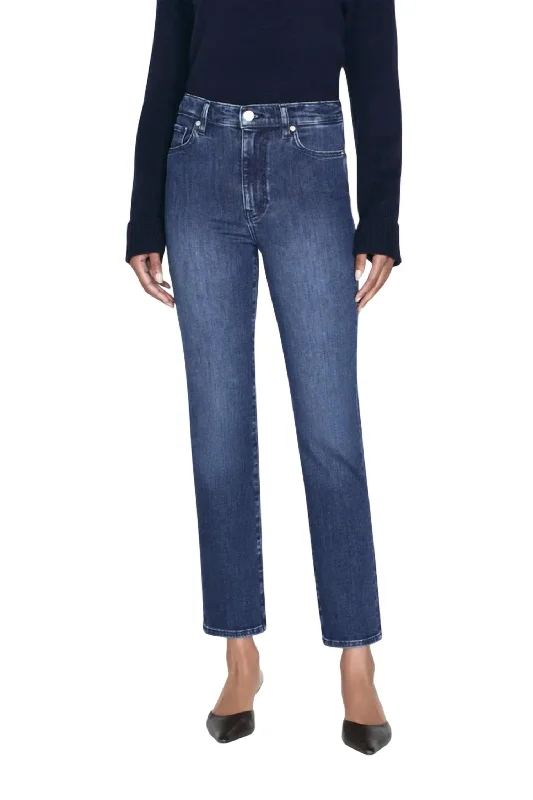 Statement Piece Le Sleek Straight Jean In Thunderstorm