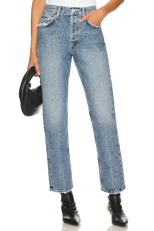 Relaxed Style Parker Long Jeans In Invention