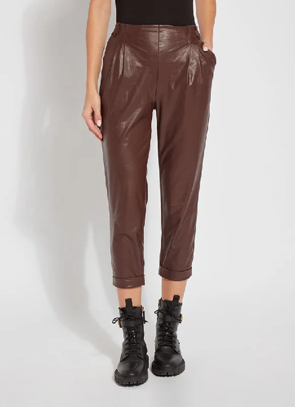 Travel Essentials Ruth Pleated Crop Pant (25" Inseam)